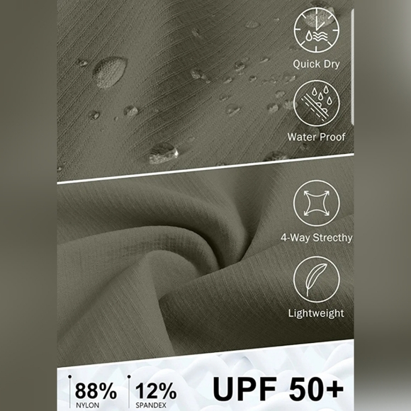 🐬Men's Hiking Cargo Pants Water Resistant Quick - Picture 4 of 5